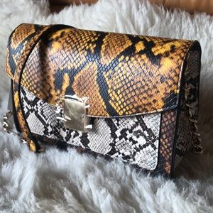 ALDO 3 tone snake print crossbody